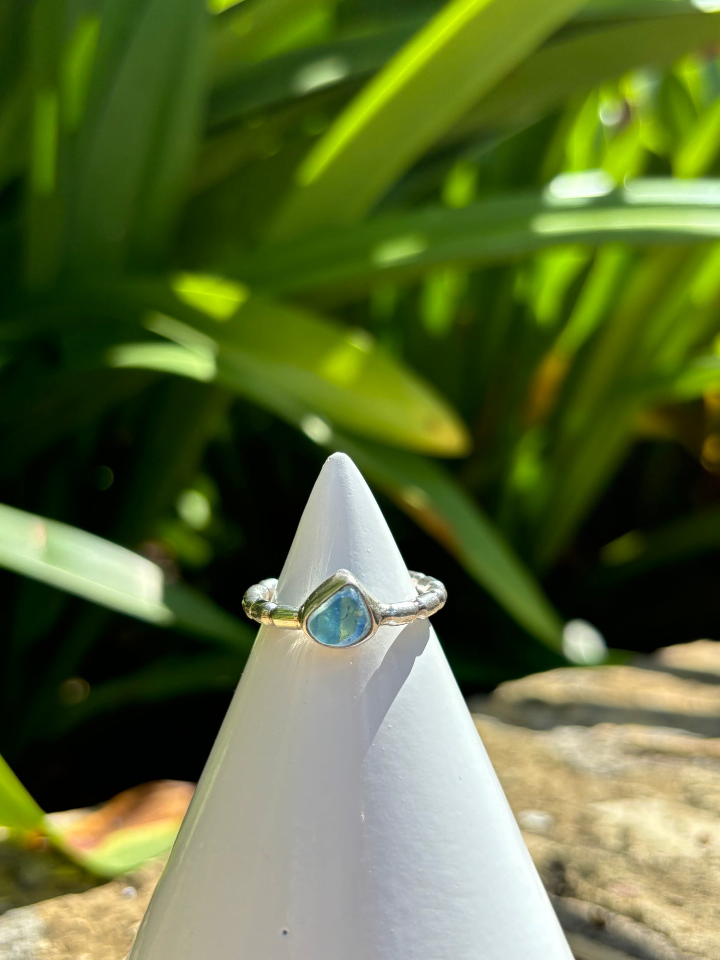 Sea Glass Ring Size 9.5