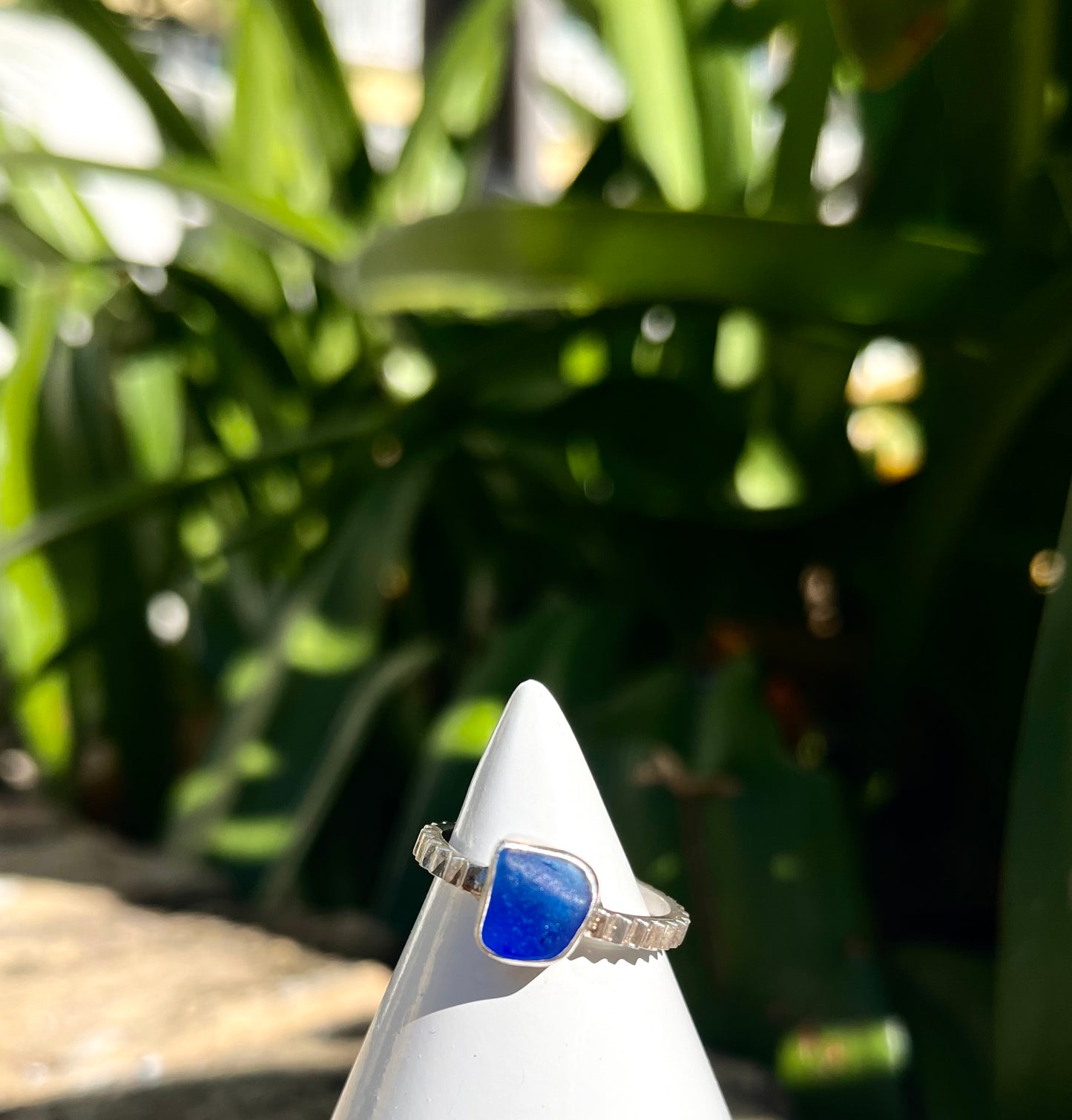 Sea Glass Ring Size 9