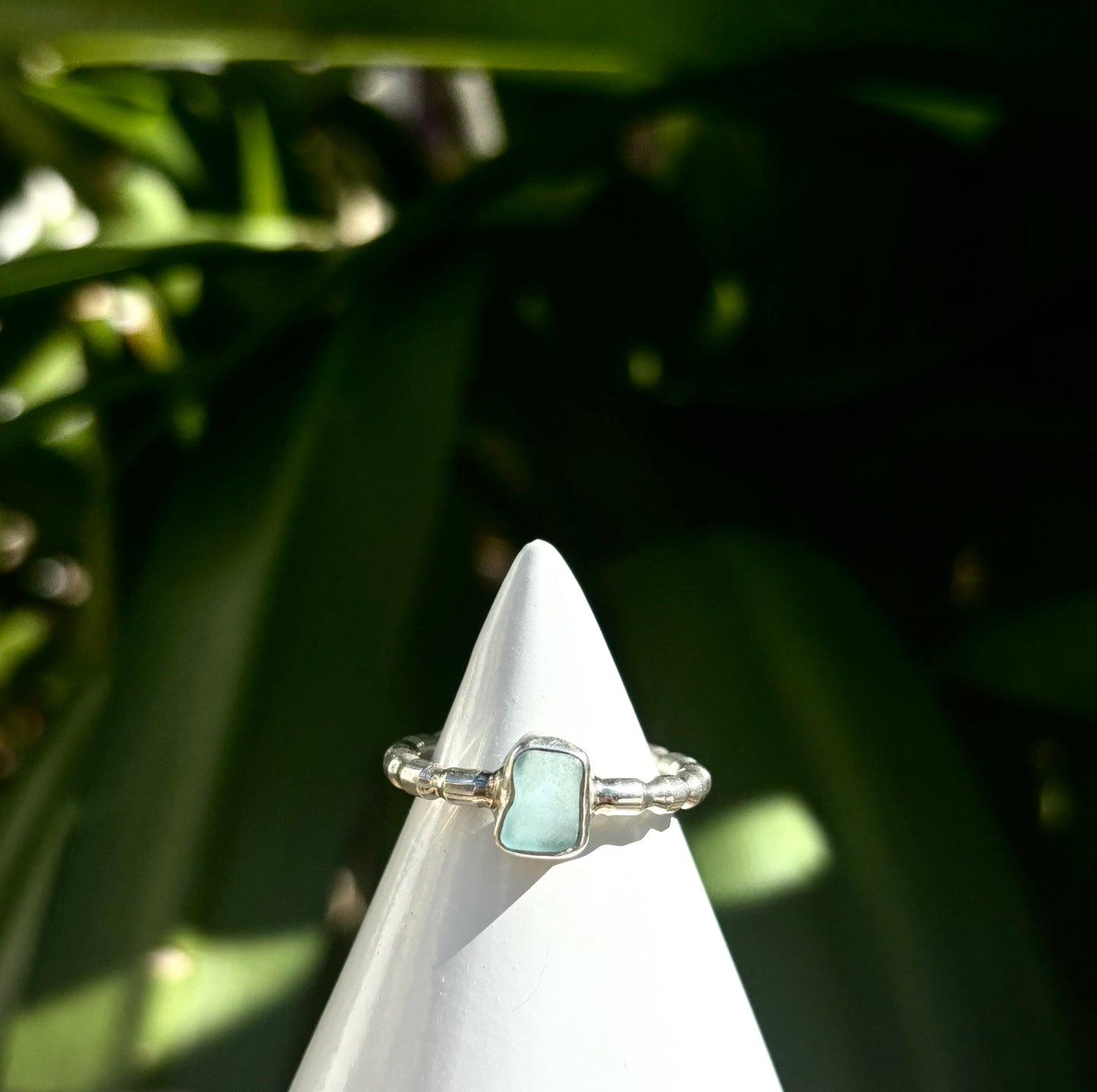 Sea Glass Ring Size 10.5