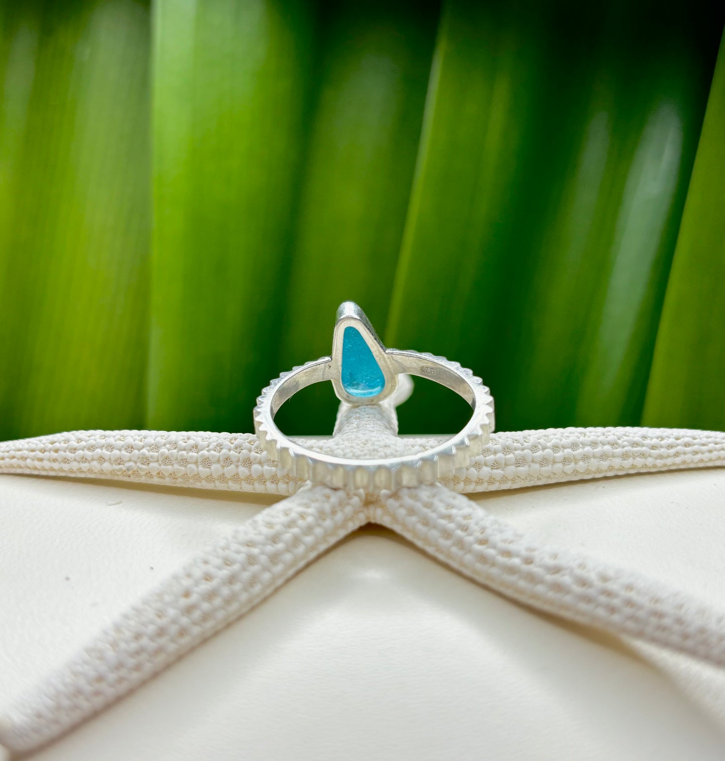 Sea Glass Ring Size 10.5