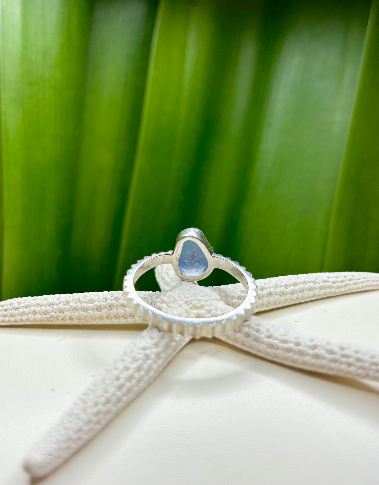 Sea Glass Ring Size 9