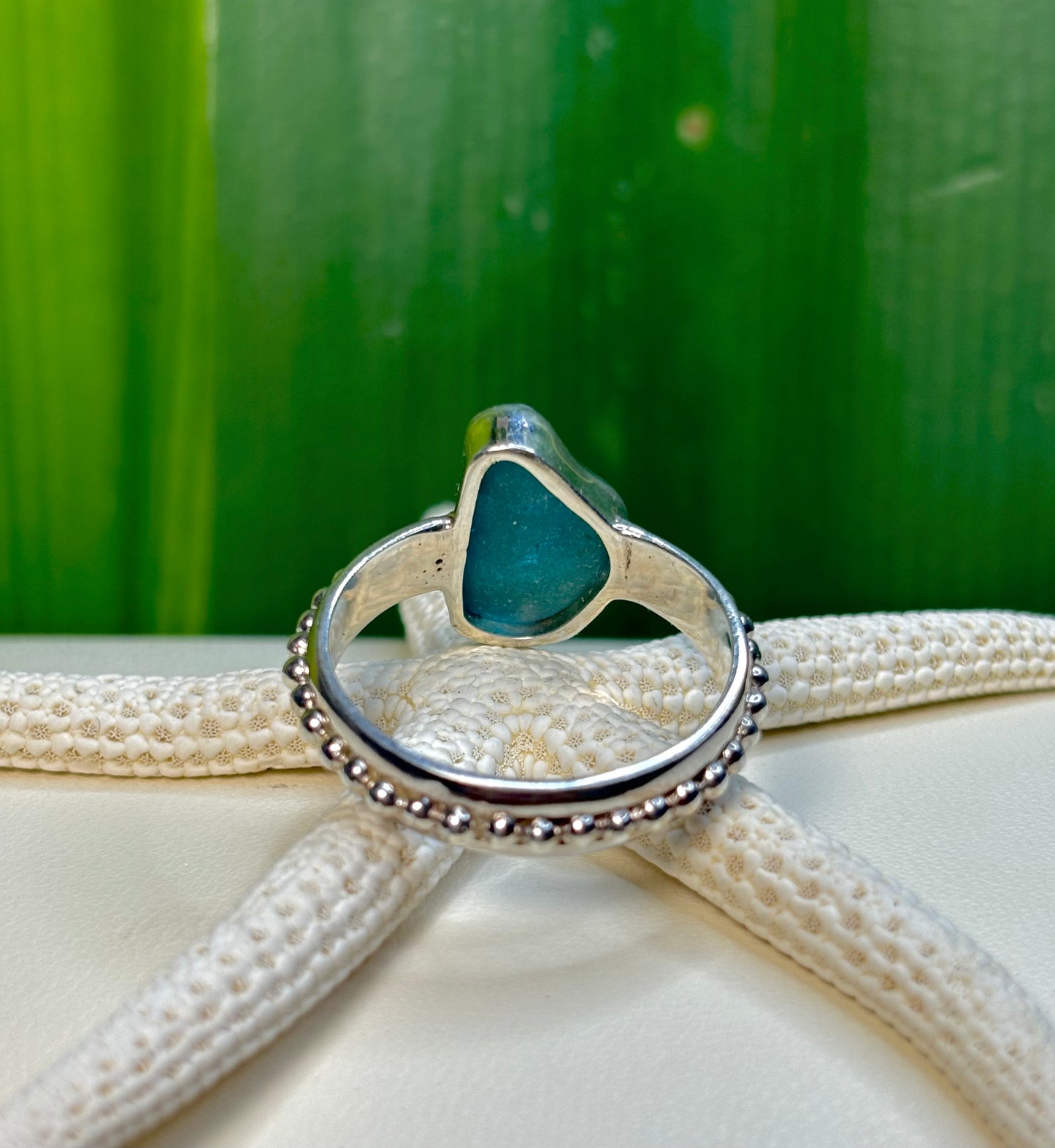 Sea Glass Ring Size 11