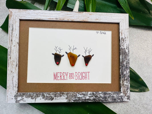 Sea Glass Framed Art