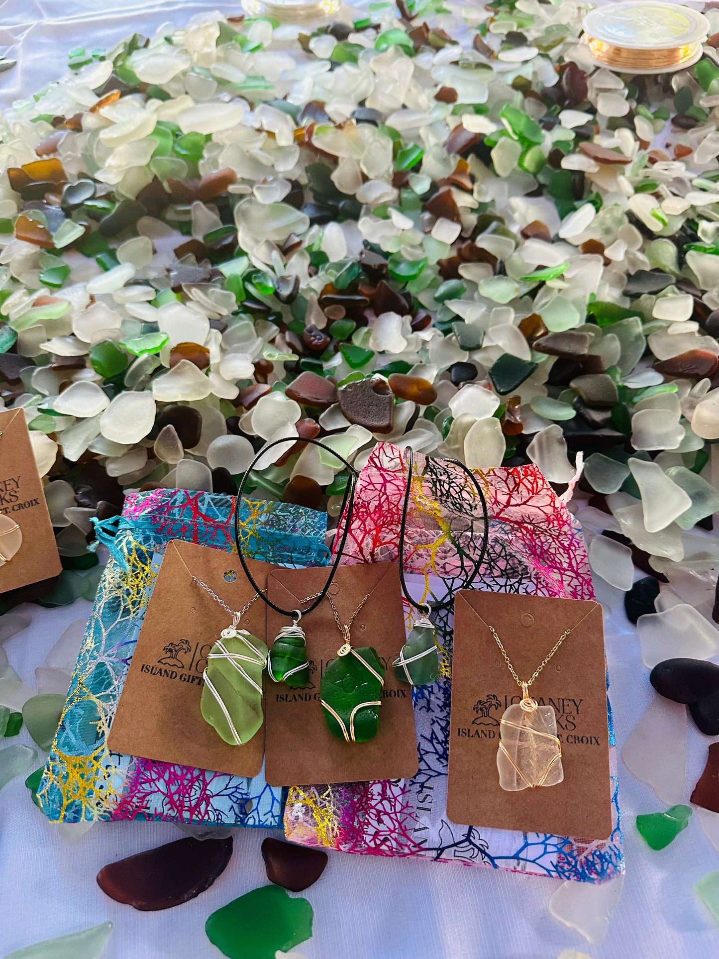 Private Sea Glass Wire-Wrapping Class | WE COME TO YOU
