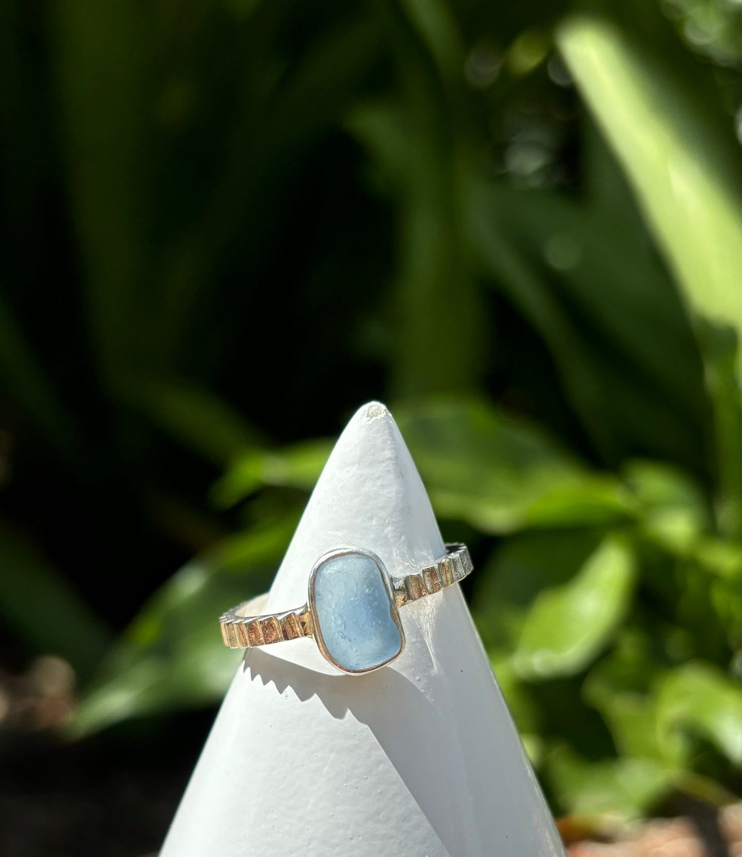 Sea Glass Ring Size 9