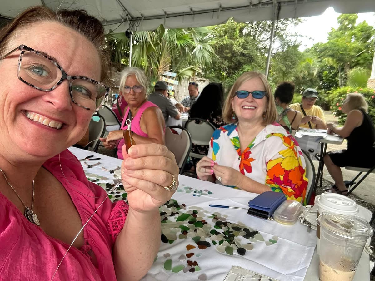 Private Sea Glass Wire-Wrapping Class | WE COME TO YOU