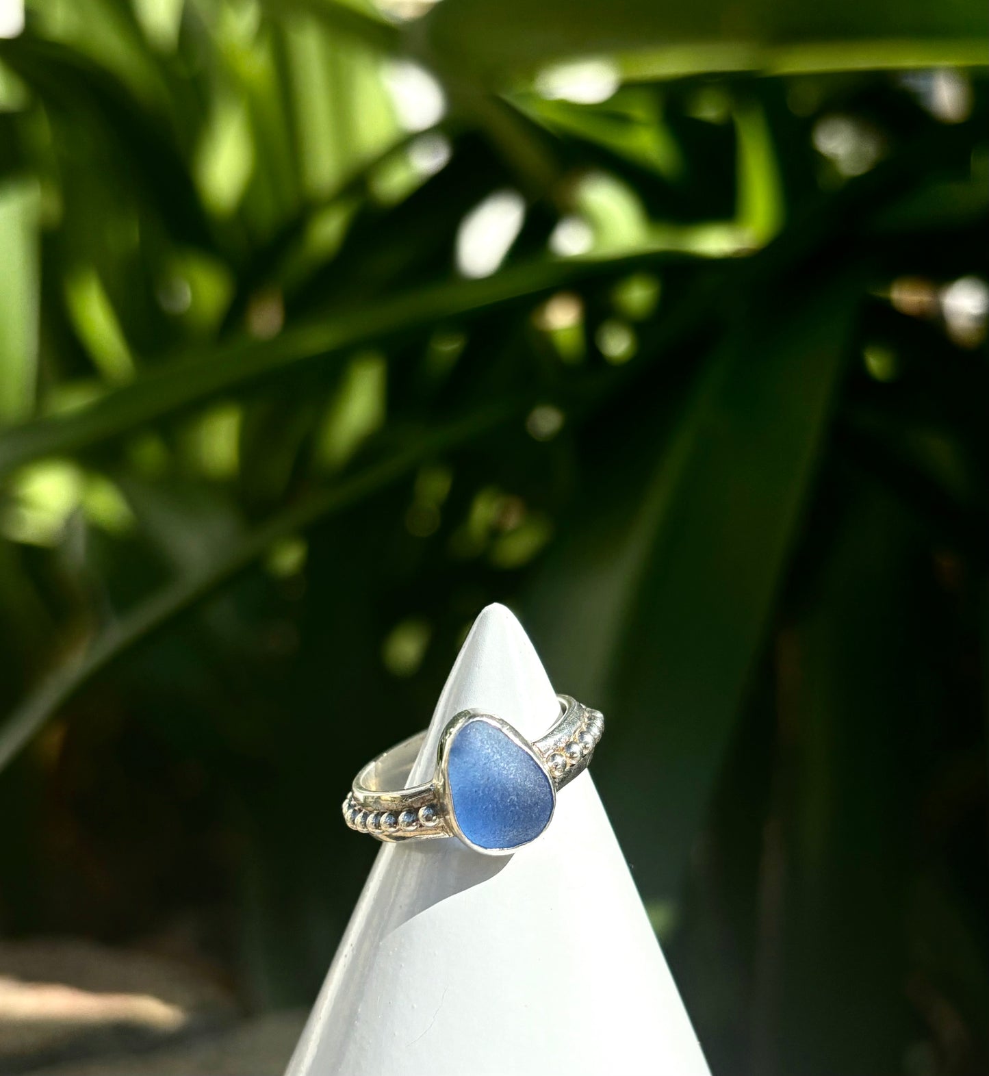 Sea Glass Ring Size 7