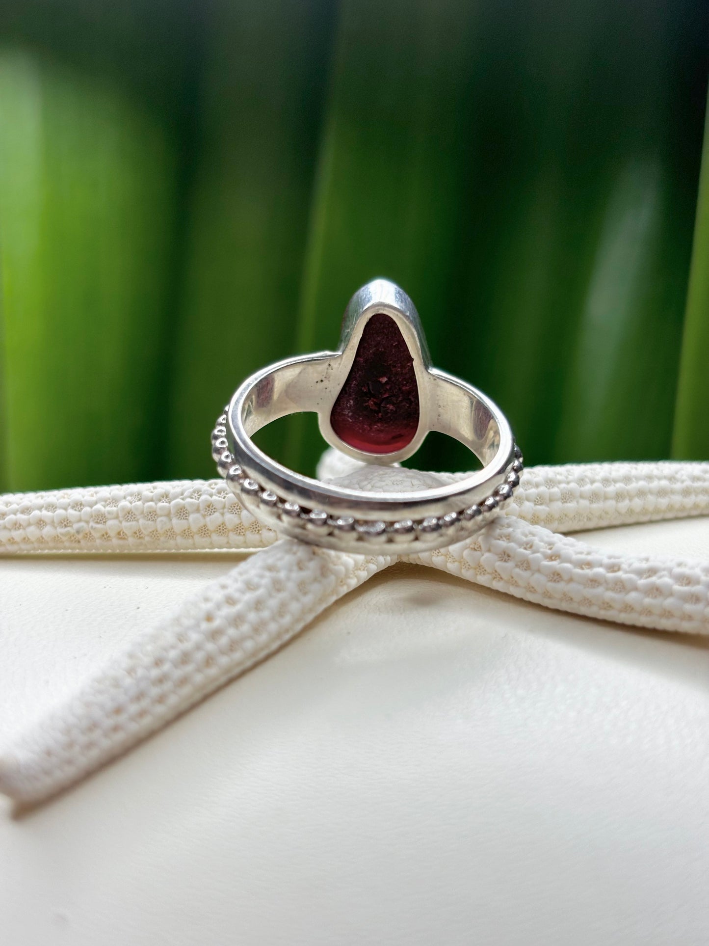 Sea Glass Ring Size 8