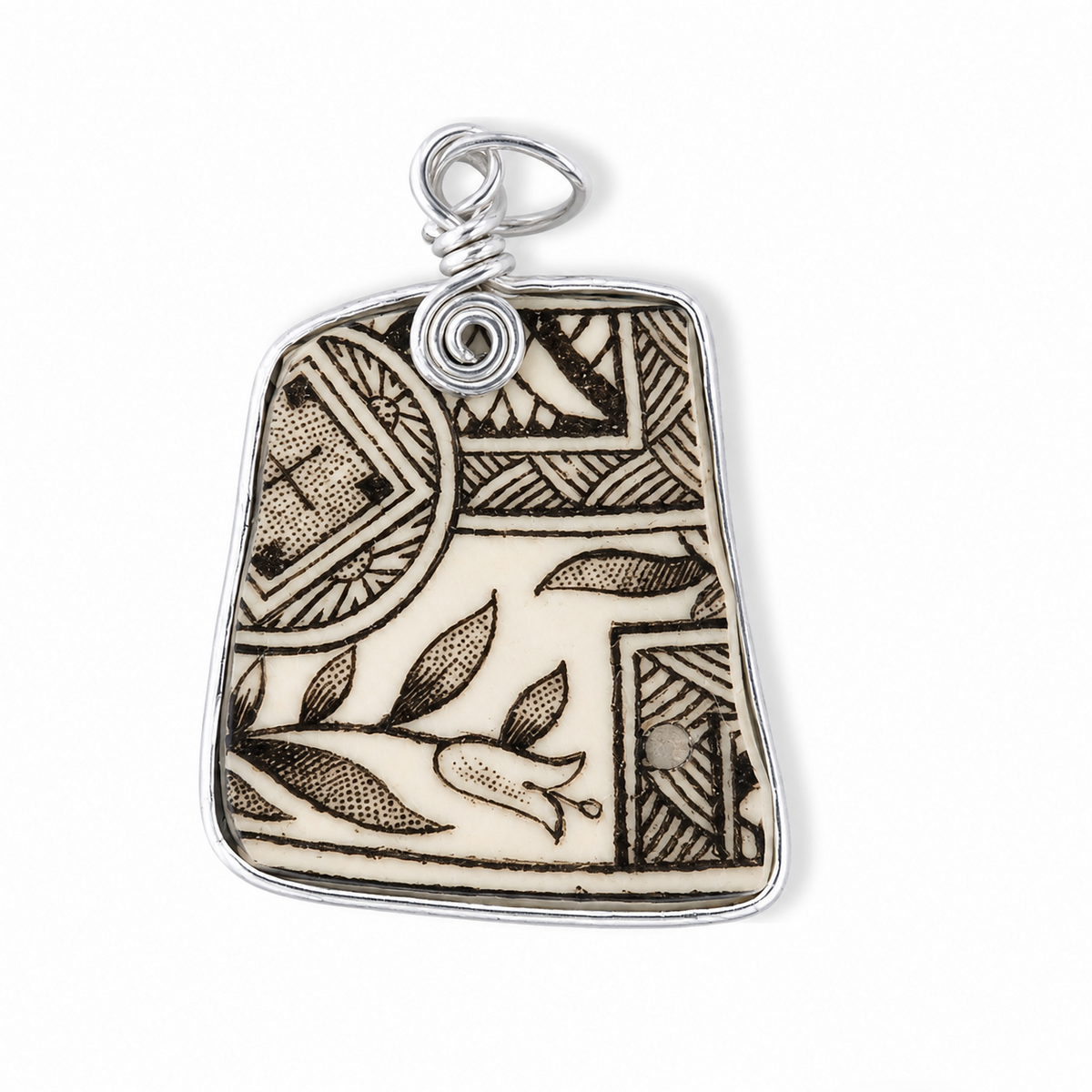 Wrapped Chaney Pendant
