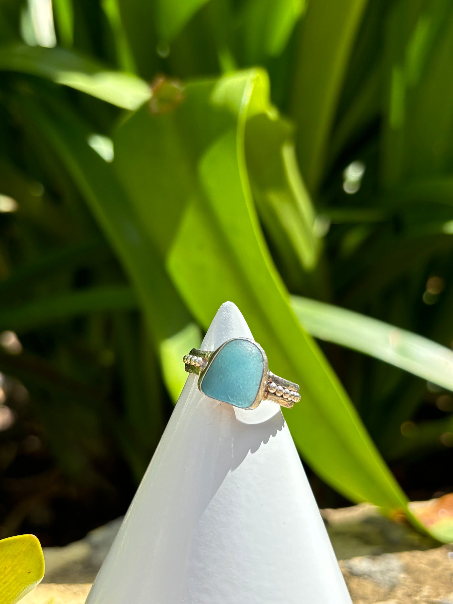 Sea Glass Ring Size 8