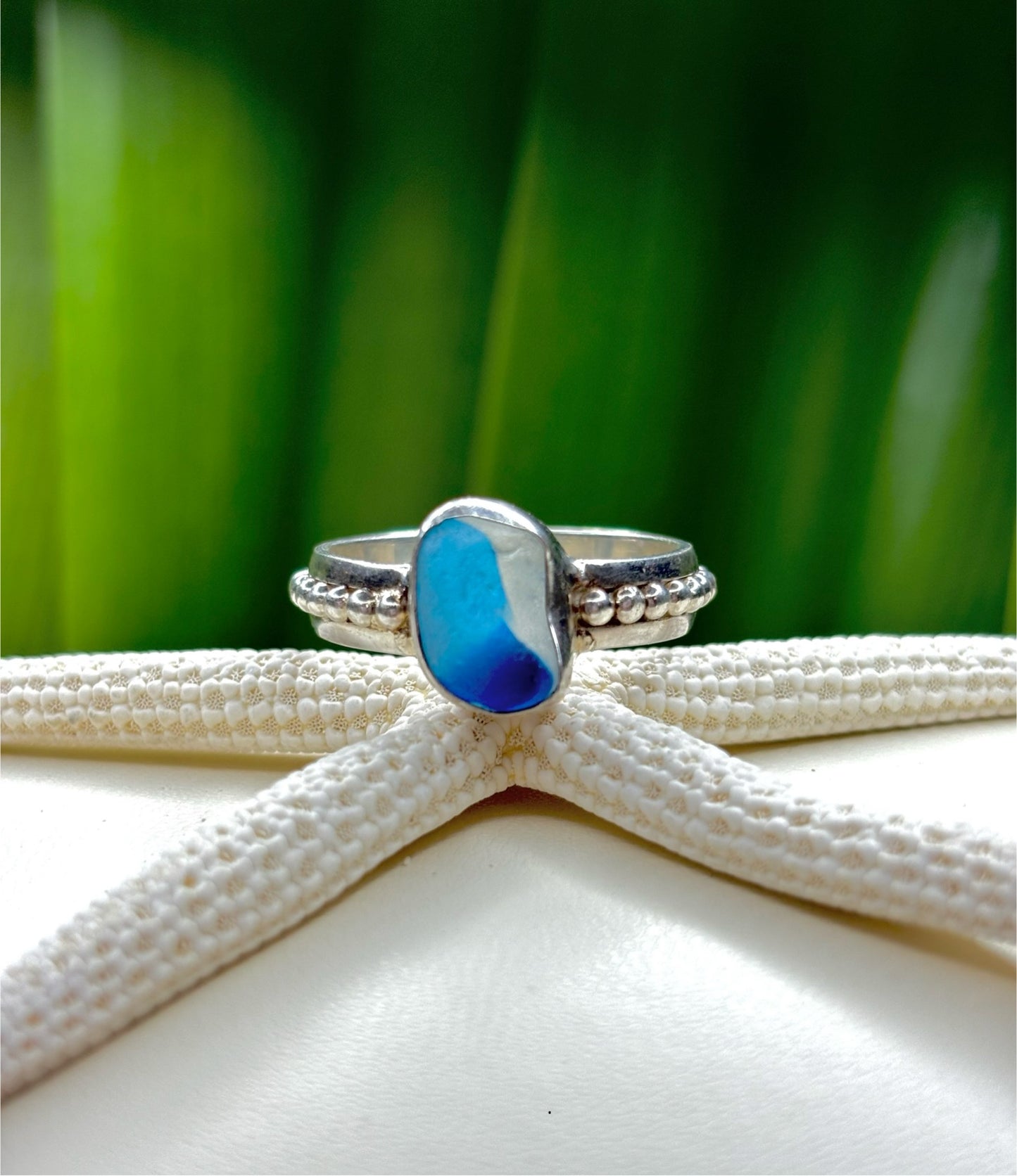 Sea Glass Ring Size 9.5