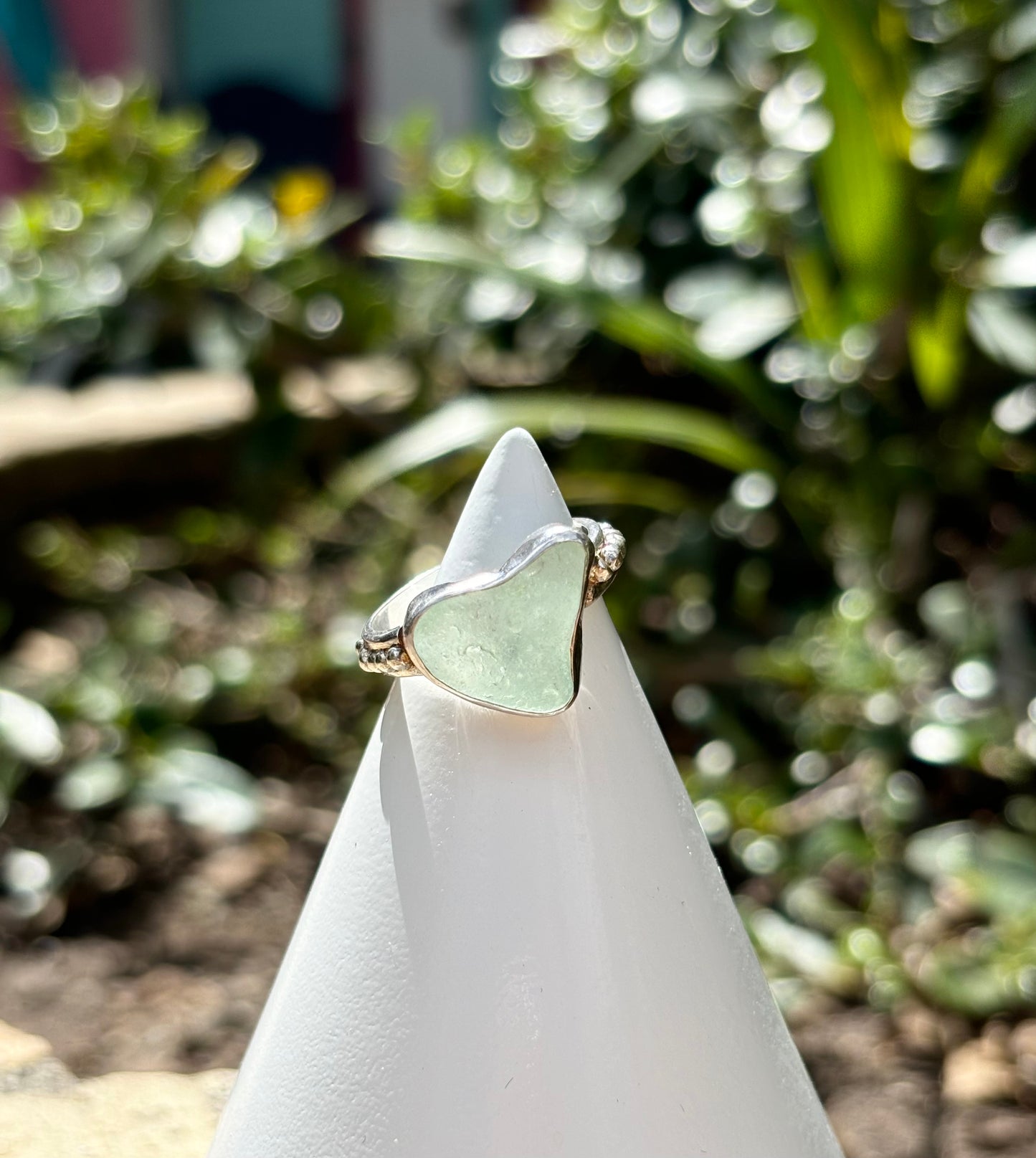 Sea Glass Ring Size 8.5