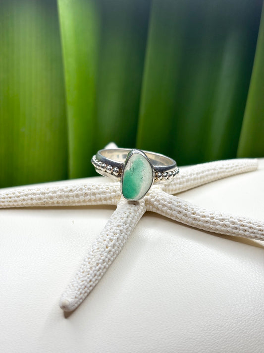 Sea Glass Ring Size 9