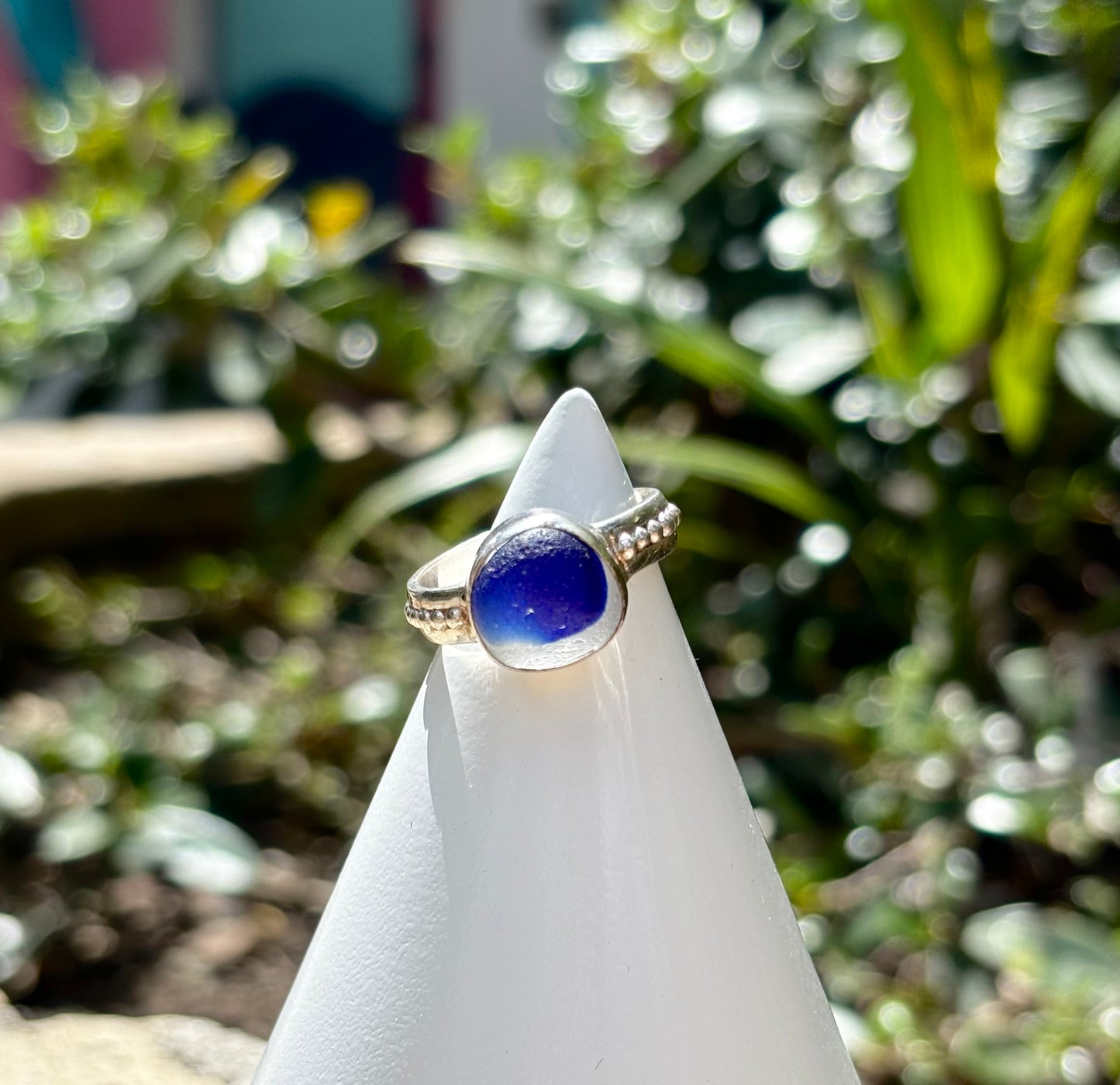 Sea Glass Ring Size 7.5