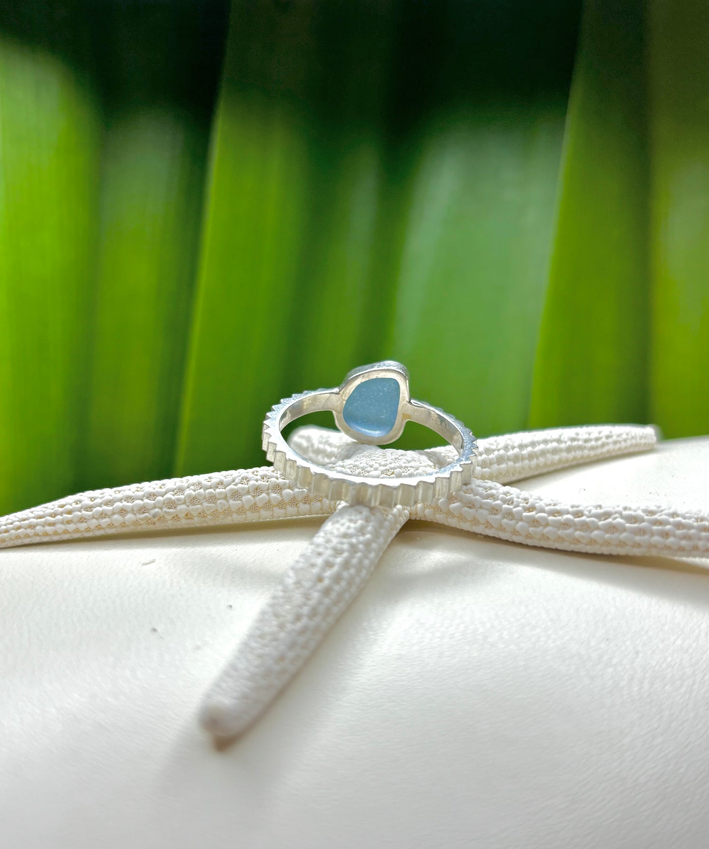 Sea Glass Ring Size 9