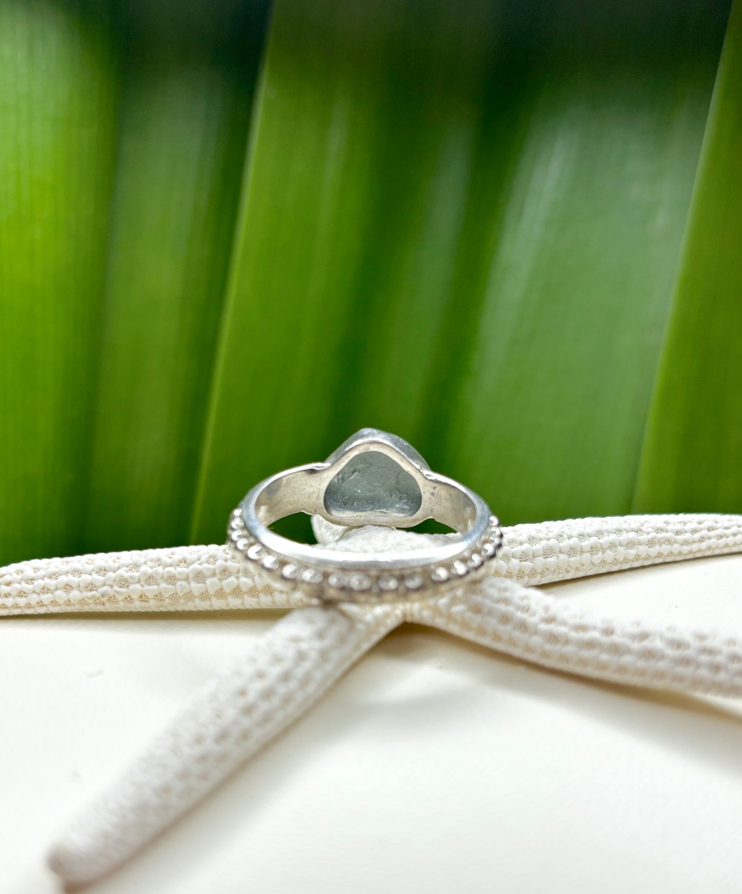 Sea Glass Ring Size 8