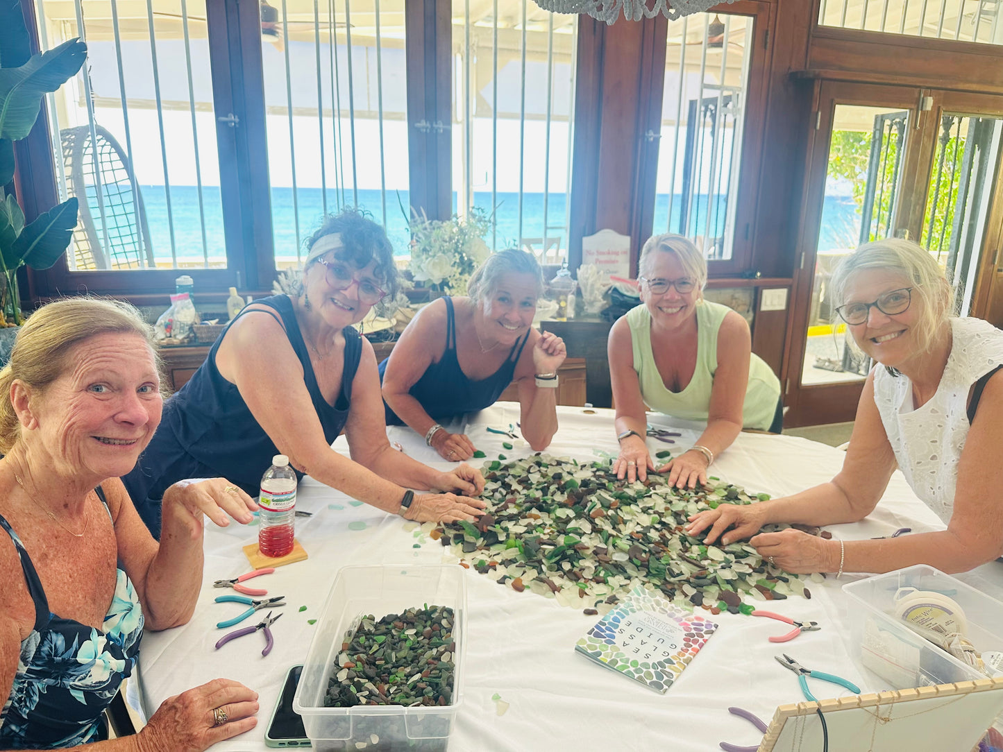 Private Sea Glass Wire-Wrapping Class | WE COME TO YOU