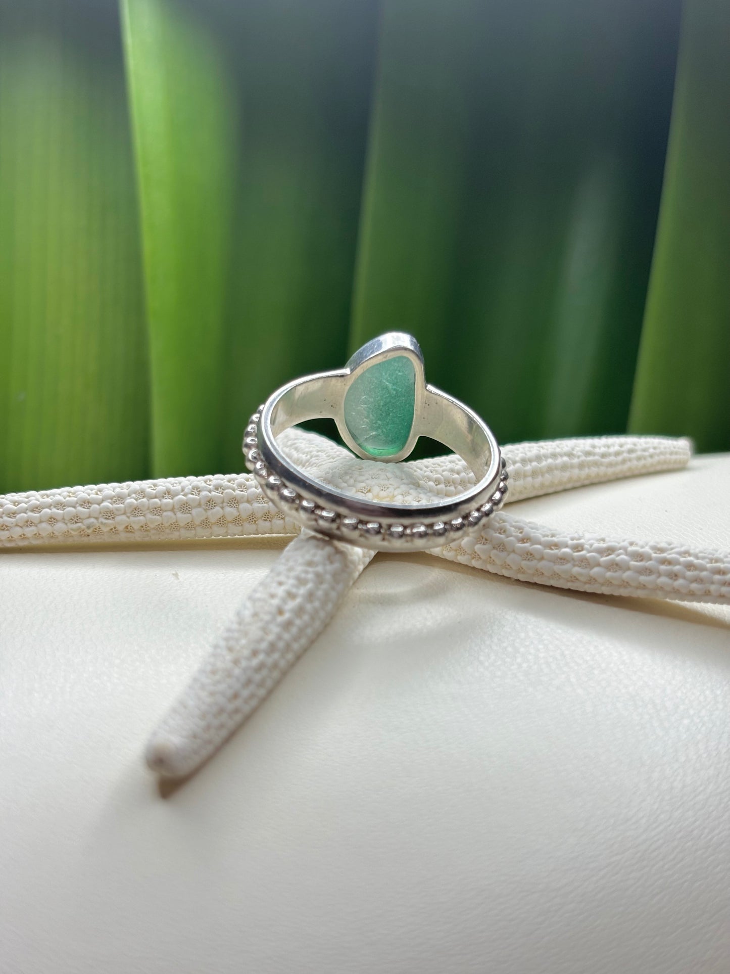 Sea Glass Ring Size 9