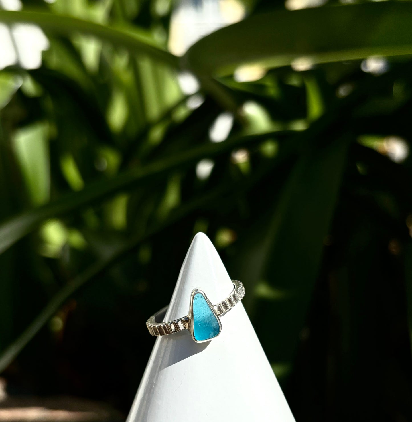 Sea Glass Ring Size 10.5