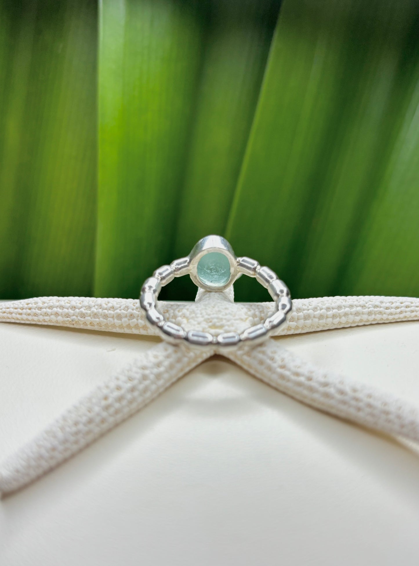 Sea Glass Ring Size 8