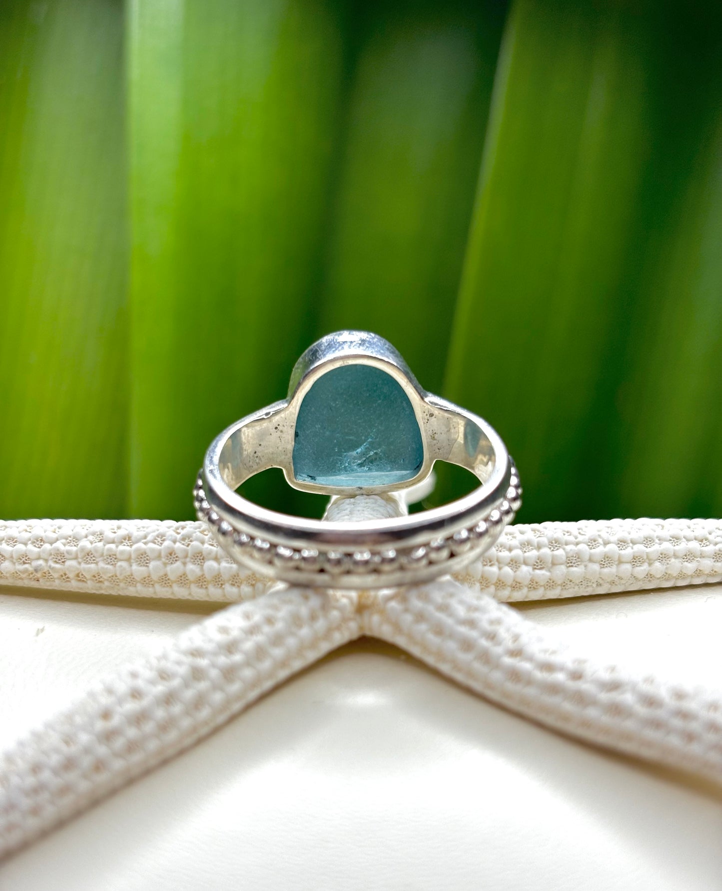 Sea Glass Ring Size 8