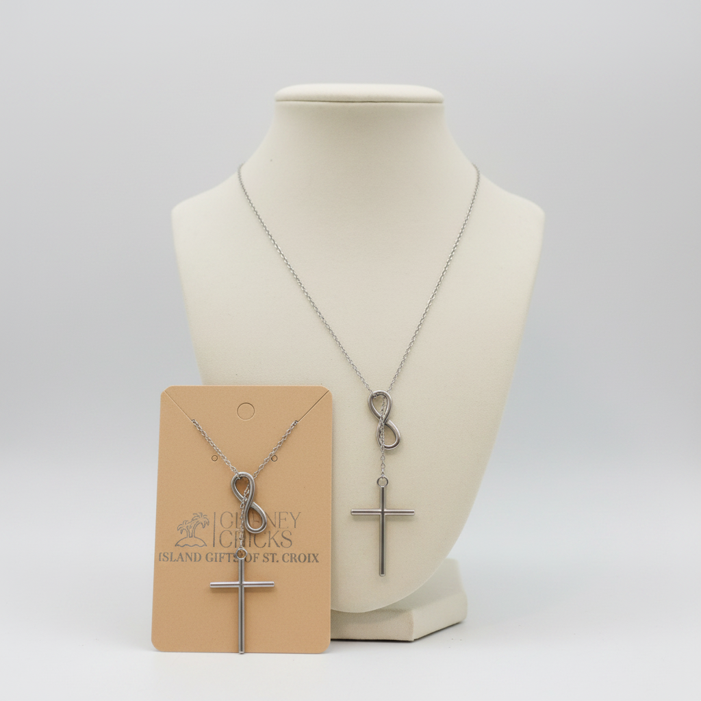 Infinity Cross Necklace