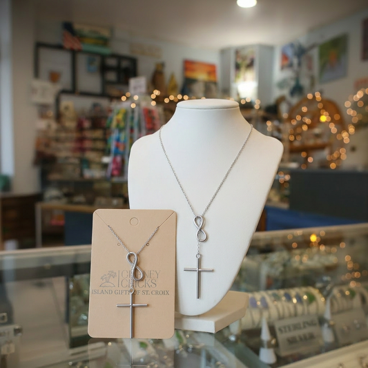 Infinity Cross Necklace