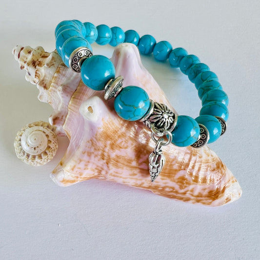 St. Croix Seashell & Bead Bracelet